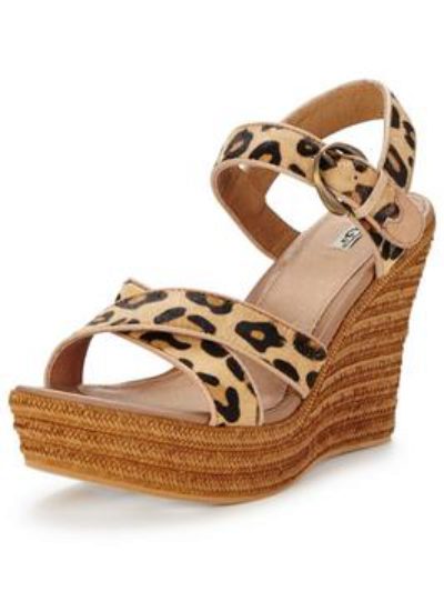 Ugg Jazmine Leopard Wedge